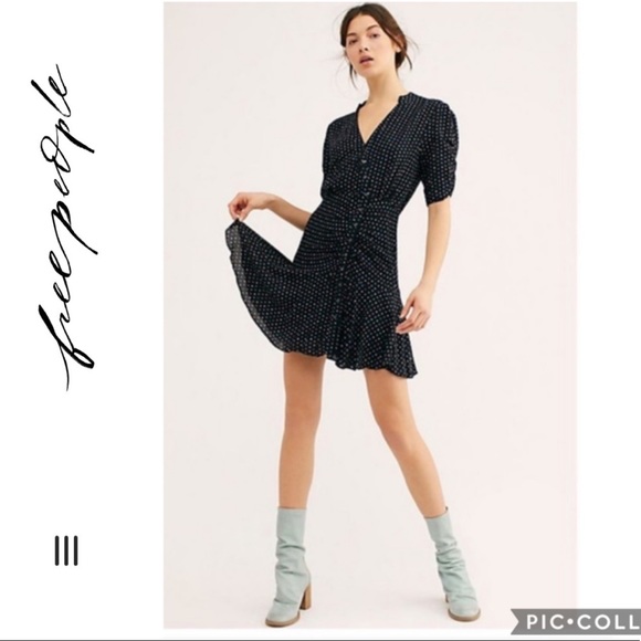 Free People Dresses & Skirts - NWT Free People Pippa Short Sleeve Mini Dress